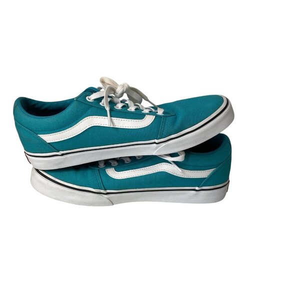 Vans Old Skool Skater Shoes Womens 11 Teal Ward Low Top Sneaker 90s Y2K Preppy - Picture 5 of 10